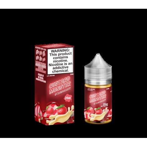 Custard Monster Salts Strawberry Custard 30ml Nic Salt Vape Juice