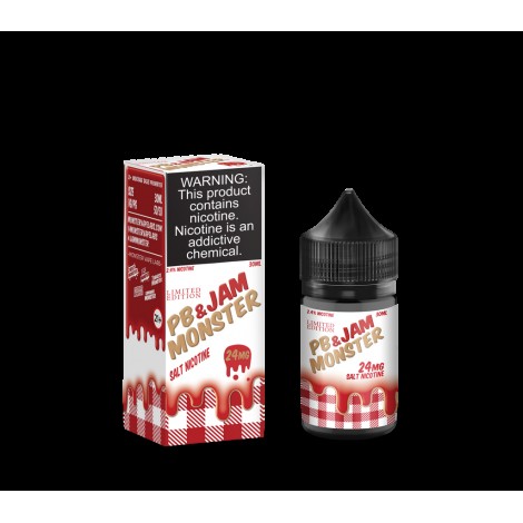 Jam Monster Salts Strawberry PB&J 30ml Nic Salt Vape Juice