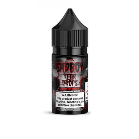 Sadboy Tear Drops Straw Jam Cookie 30ml Nic Salt Vape Juice