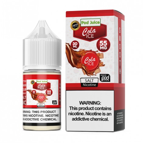 Pod Juice Cola Ice 30ml Nic Salt Vape Juice